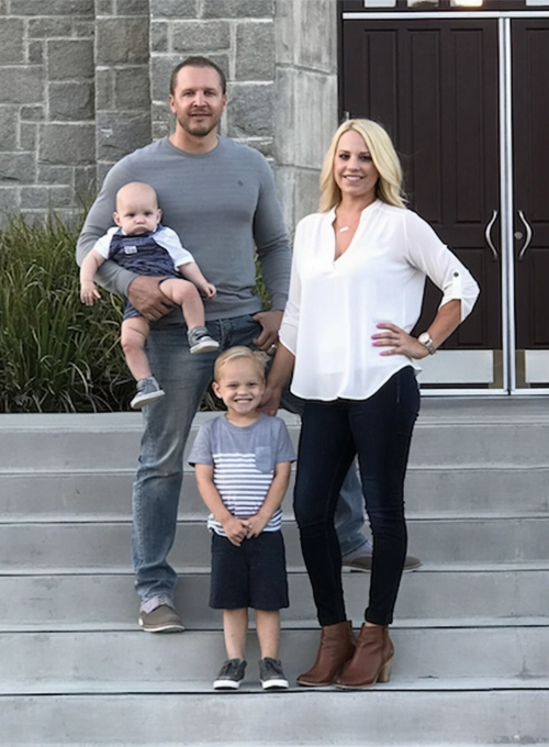 Chiropractor San Diego CA Josh Caldwell With Family