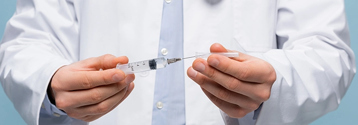 Chiropractic Roseville CA Doctor With Syringe Chiropractic Roseville CA Doctor With Syringe